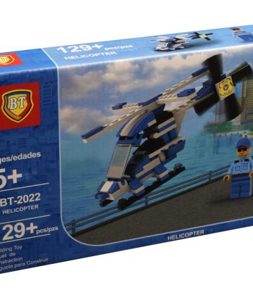 روی جعبه لگوی ساختنی هلیکوپتر پلیس مدل bt2022