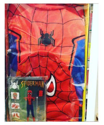 لباس اسپایدرمن (مرد عنکبوتی) در جعبه