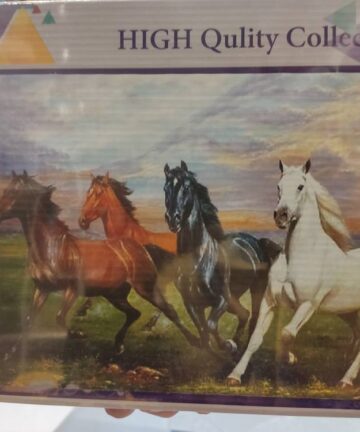 پازل 500 تکه جعبه ای طرح 3 اسب