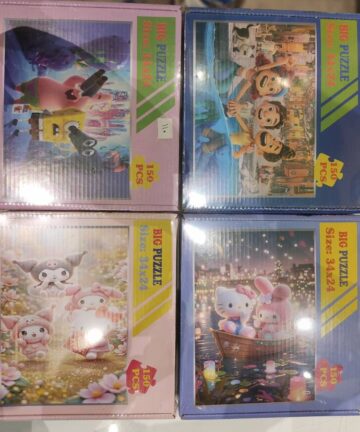 پازل 150 تکه جعبه ای شخصیت کارتونی